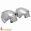 Medieval Knightly Large Avenger Pauldrons 18 gauge