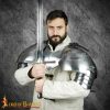 Medieval Knightly Large Avenger Pauldrons 18 gauge