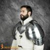 Medieval Knightly Large Avenger Pauldrons 18 gauge