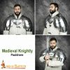 Medieval Knightly Large Avenger Pauldrons 18 gauge