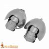 Medieval Fantasy Steel Pauldrons / Spauldrons