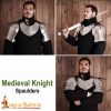 Medieval Knightly Spaulders Functional Shoulder Armor
