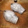 Gothic Knightly Steel Pauldrons 16 gauge