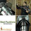 Medieval Classic Gorget, Polished and Black