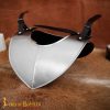 Medieval Classic Gorget, Polished and Black