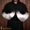 Medieval Classic Gorget, Polished and Black