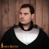 Medieval Classic Gorget, Polished and Black