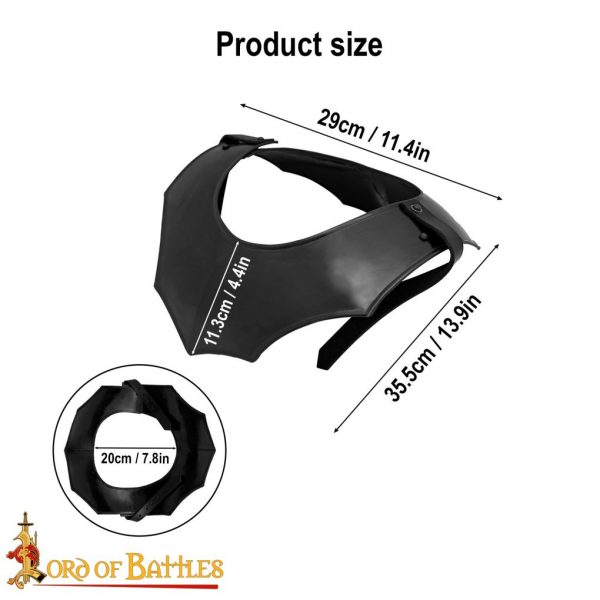 Medieval Knightly Avenger Steel Gorget