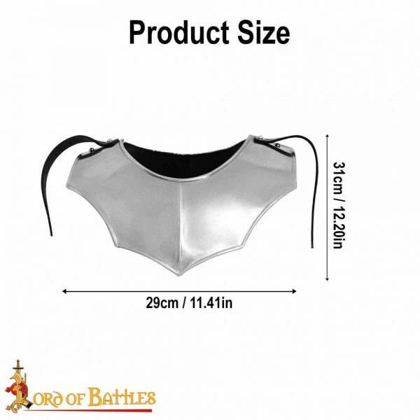 Medieval Knightly Avenger Steel Gorget