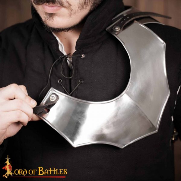 Medieval Knightly Avenger Steel Gorget
