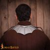 Gothic Knight Gorget with fluting and roped design edges