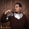 Gothic Knight Gorget with fluting and roped design edges