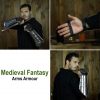 Medieval fantasy Bracers with Elbow and Hand Protection