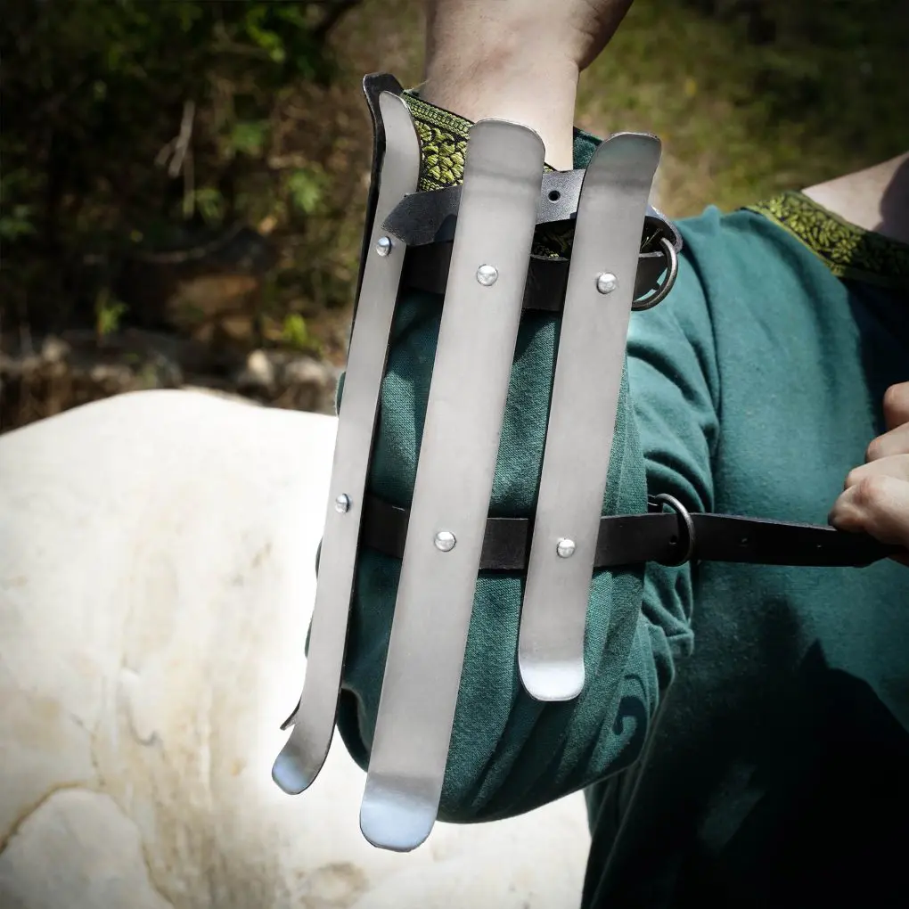 Valsgärde Viking Splinted Bracers - Authentic Armor Gear