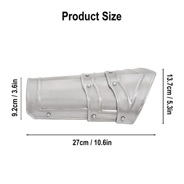 Medieval Fantasy Steel Bracers for LARP