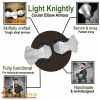 Medieval Knight Steel Couter with Padded Elbow