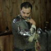 15th century Medieval Jack Chains with Real Leather Cords