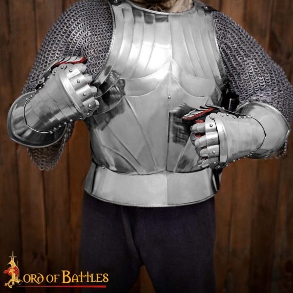 16th-17th century cuirassier Gauntlets 16 gauge