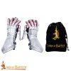 Medieval Fantasy Knightly Gauntlets 16 gauge