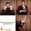 Medieval Knightly Hourglass Gauntlets 14th century 16 gauge