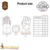 Medieval Knightly Hourglass Gauntlets 14th century 16 gauge