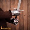 Medieval Knightly Hourglass Gauntlets 14th century 16 gauge