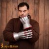 Medieval Knightly Hourglass Gauntlets 14th century 16 gauge