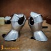 Medieval Milanese Knight Mitten Gauntlets