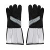 Late Medieval Chainmail Gauntlets Suede Gloves and Steel Plates