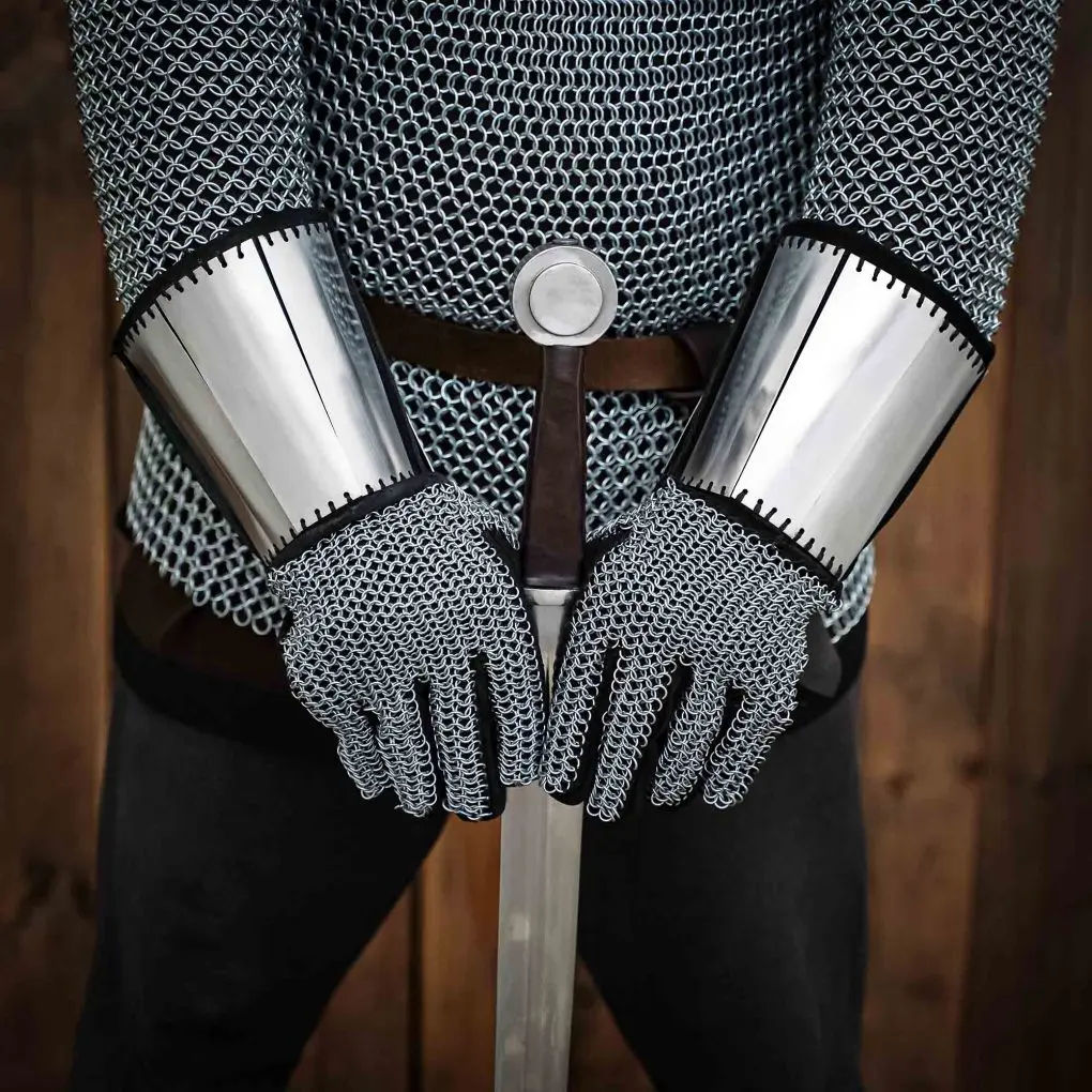 Late Medieval Chainmail Gauntlets Unmatched Protection