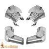 Late Medieval Arm Armor Set with Pauldrons and Arm harness
