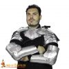 Late Medieval Arm Armor Set with Pauldrons and Arm harness