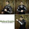 Late Medieval Arm Armor Set with Pauldrons and Arm harness