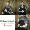 Late Medieval Arm Armor Set with Pauldrons and Arm harness