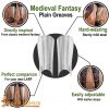 Medieval fantasy Plain Greaves LARP Armor