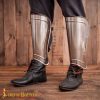 Medieval fantasy Plain Greaves LARP Armor