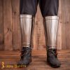 Medieval fantasy Plain Greaves LARP Armor