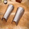 Medieval fantasy Plain Greaves LARP Armor