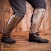 Medieval fantasy Plain Greaves LARP Armor