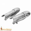 Medieval fantasy Greaves with included Knee Cops Poleyns 18 gauge