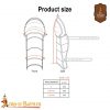 Medieval fantasy Greaves with included Knee Cops Poleyns 18 gauge
