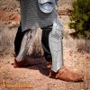Medieval fantasy Greaves with included Knee Cops Poleyns 18 gauge