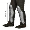 Medieval fantasy Greaves with included Knee Cops Poleyns 18 gauge