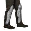 Medieval fantasy Greaves with included Knee Cops Poleyns 18 gauge