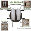 Late Medieval Knightly Steel Greaves