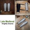 Late Medieval Knightly Steel Greaves