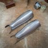 Late Medieval Knightly Steel Greaves