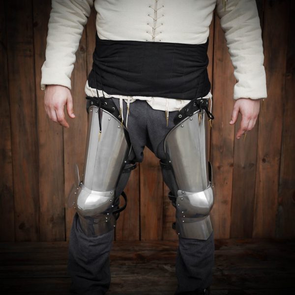 Late Medieval Knight Steel Leg Armor
