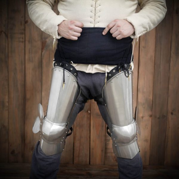 Late Medieval Knight Steel Leg Armor