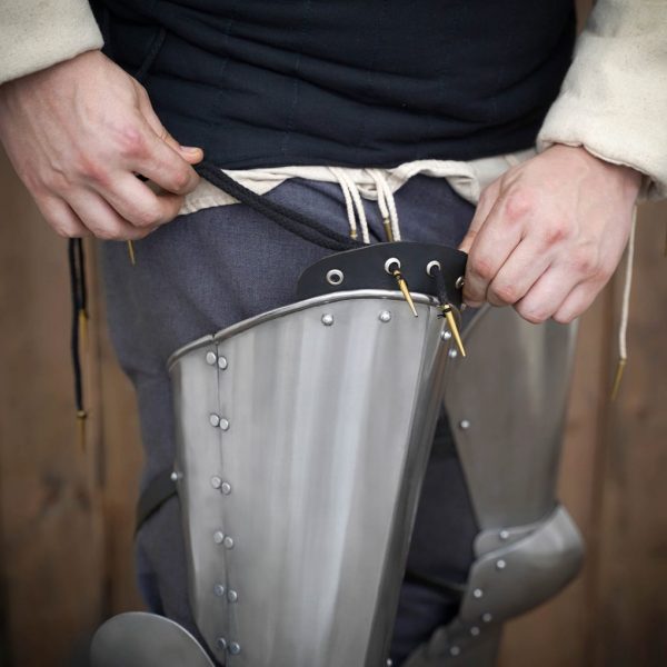 Late Medieval Knight Steel Leg Armor